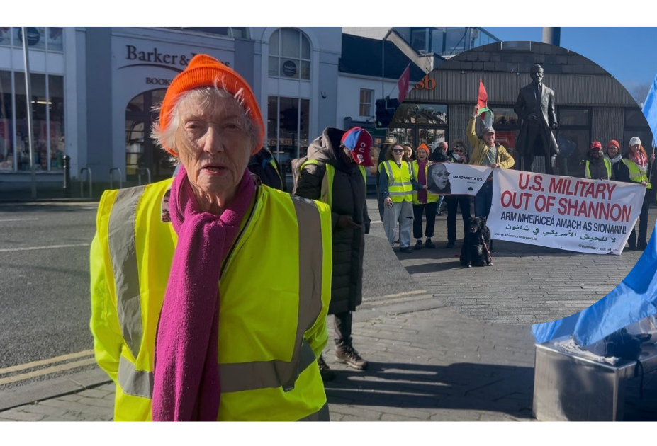 'Our legs are still working!' - 91-year-old woman brings protest for ...