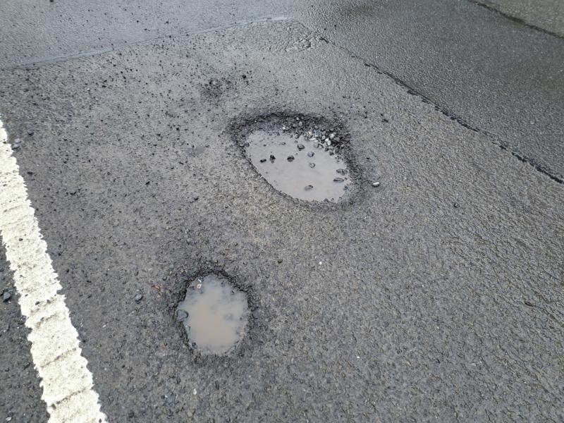 'Numerous large potholes' reported on this Kildare road