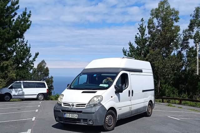 The process of converting a van into a home took Dean four months to do himself.