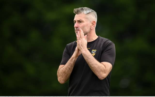 Corduff selector Rory Gallagher during the Monaghan SFC Group 1 Round 3 match between Corduff and Aughnamullen at Pairc Gaeltacht Corr Dubh in 2024, Photo by Philip Fitzpatrick/Sportsfile