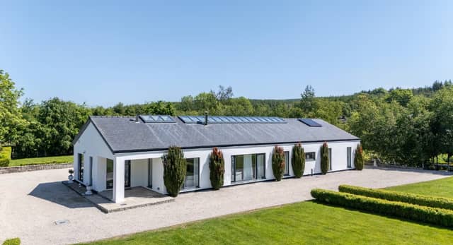 Stream House, outside the village of Kilteel, is a contemporary pavilion-style property.