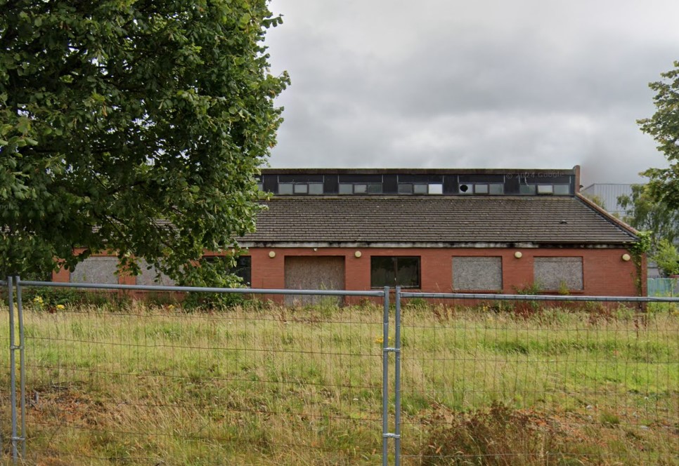 The building on Athgarvan Road in Newbridge