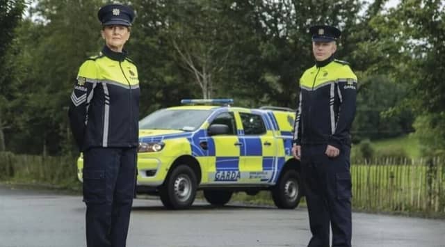 Examples of the new Garda uniform