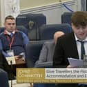 James Stokes in the Seanad earlier today.