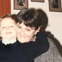 A young Cian Langelaan with his mother Anthea