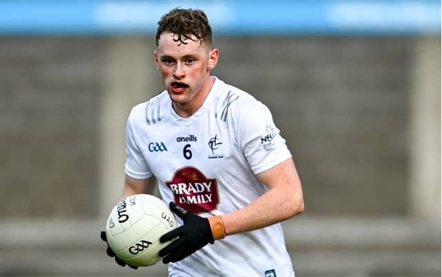 James McGrath of Kildare during the Eirgrid GAA Football All-Ireland U20 Championship Semi-Final match between Kildare and Down at Parnell Park in Dublin. Photo by Tyler Miller/Sportsfile