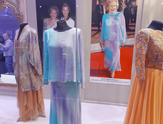 The exhibition about the late actress and comedian features a variety of garments, jewellery and dresses, many of which clearly display her love of animals