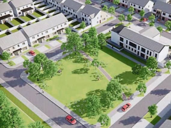 An image of a section of the proposed development by Briargate Developments Newbridge Limited