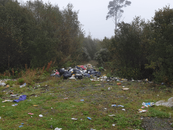 Pic Supplied: Illegal dumping in Carbury