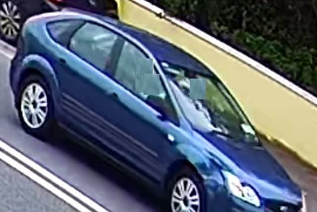 They are also appealing to the driver of this car to come forward.