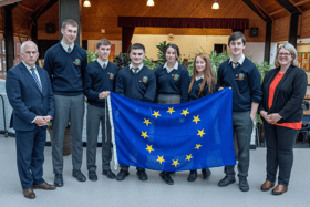 Runners-up Coláiste Chiaráin, Leixlip, Co. Kildare