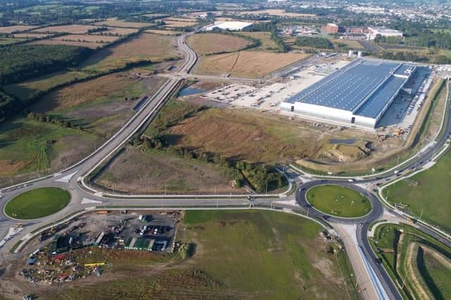 PHOTOS: See the scale of the new Lidl distribution centre outside Newbridge