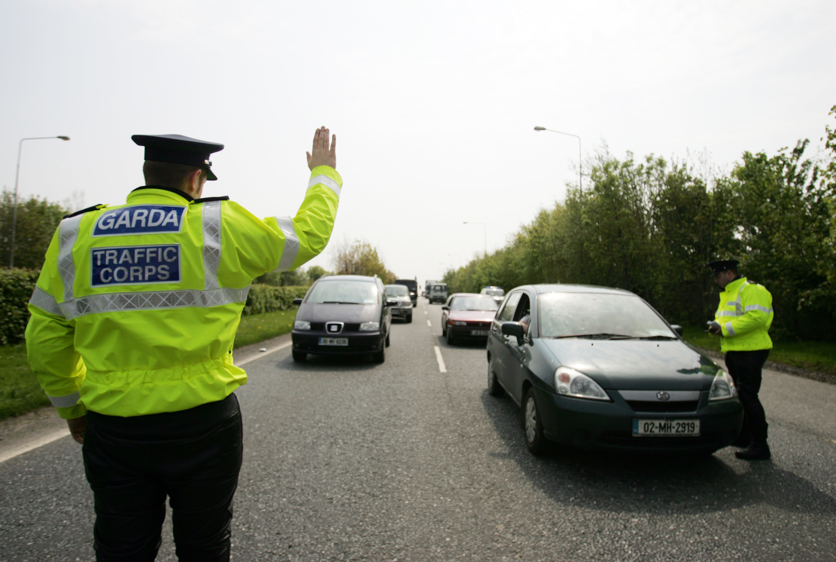 Major Garda Checkpoint on Co Kildare road