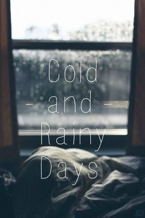 Cold wet day ahead