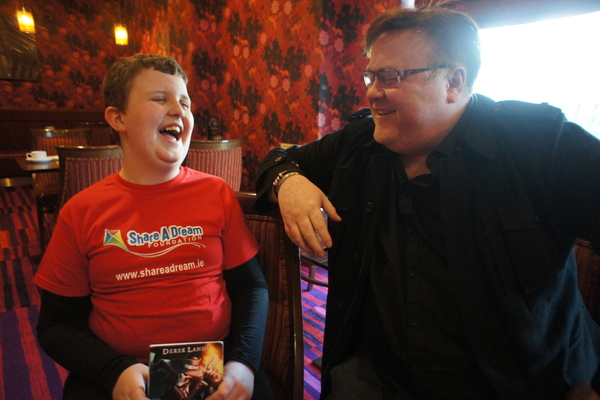 Brave Naas boy meets his hero through Share A Dream Foundation