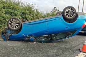 Single vehicle crash in Kildare