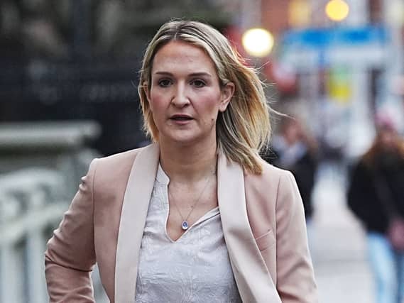 Helen McEntee walking outside