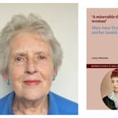 Author Lesley Whiteside with the book 