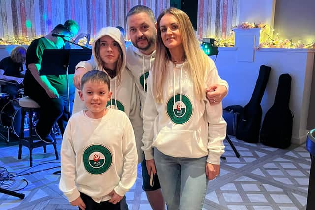 The 'Walk4Ollie' fundraising presentation