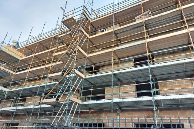 Housing under construction in Naas in 2023