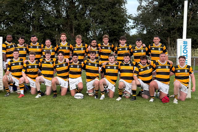Newbridge Town FC before their match with Cill Dara RFC in the Hosie Cup