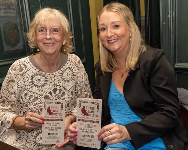 Sandie Purcell and Laura Sheehan at the launch in Fletcher's pub in Naas 