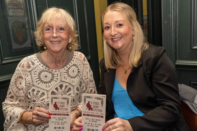 Sandie Purcell and Laura Sheehan at the launch in Fletcher's pub in Naas