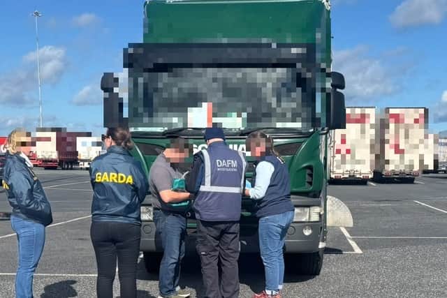A photograph from the search operation