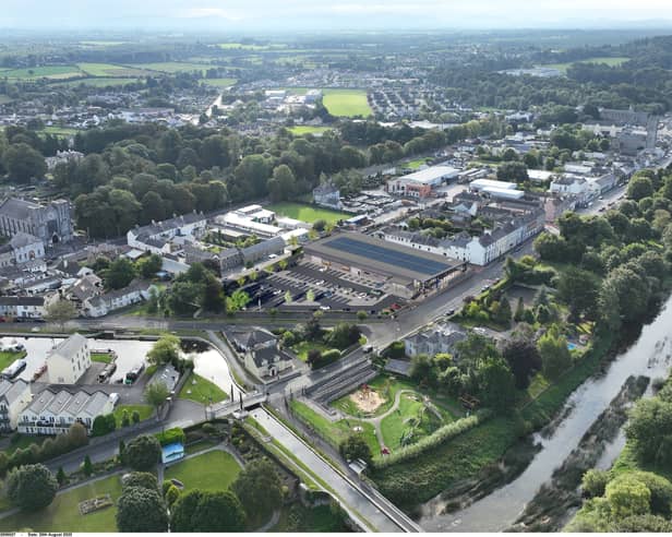 A CGI of how the proposed Lidl store will look in Monasterevin