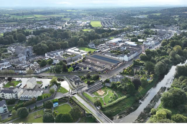 A CGI of how the proposed Lidl store will look in Monasterevin
