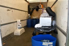 The mobile cocaine lab found in Co Kildare 