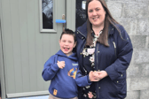 Ramona Connolly and her son Oran