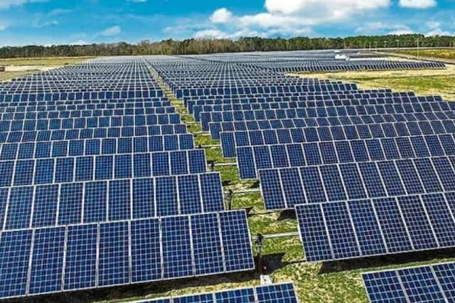 File image of a solar farm
