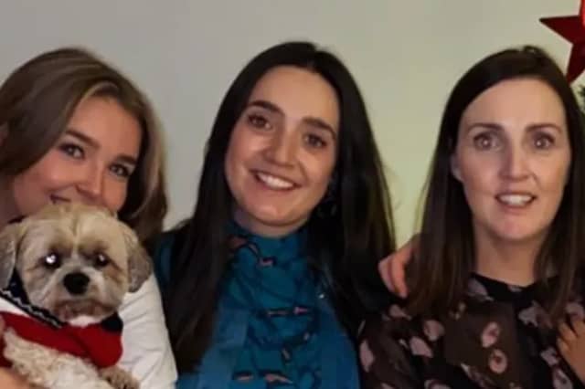 Sisters Ella Hendricken, Niamh Kinsella and Alma Kinsella