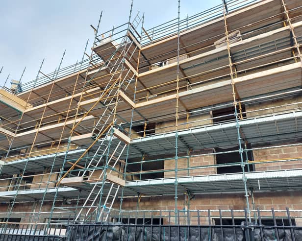 Apartments under construction in Naas in 2023