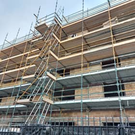 Apartments under construction in Naas in 2023