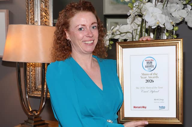 Carol Hyland from Kildare, who was named Woman’s Way and Beko Mum of the Year 2026 at the 2026 Woman’s Way and Beko Mum of the Year Awards