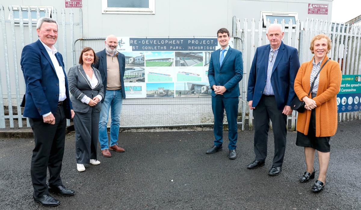 Minister for Sport visits St Conleth's Park on whistlestop tour of