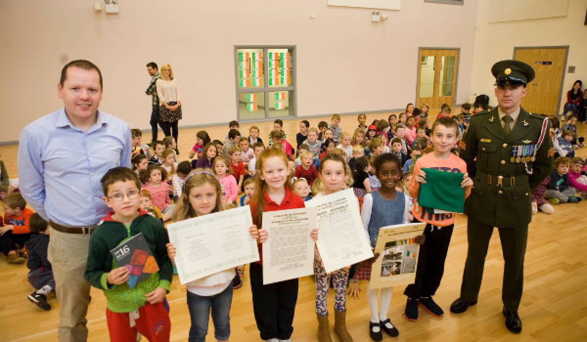 School in Kildare town gets national flag as part of 1916