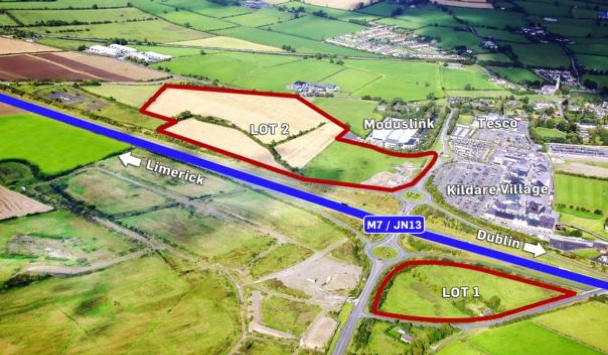 Prime development land beside Kildare Village to fetch more than €3M