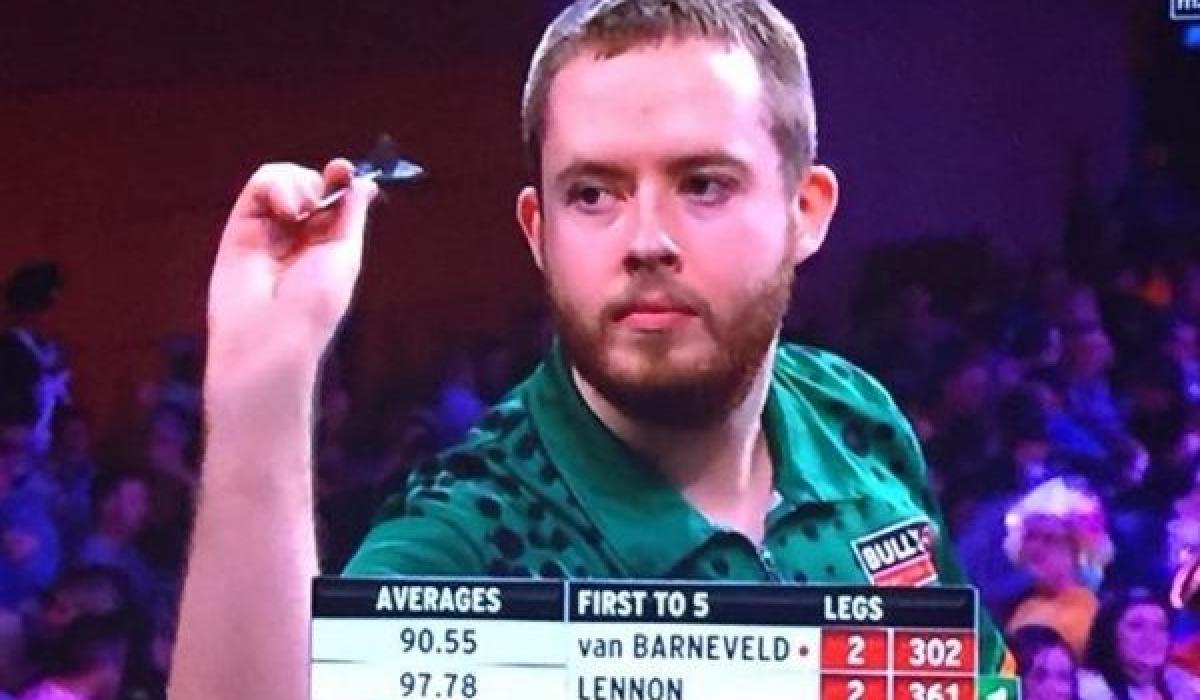 Former Kildare youth dart player in action on Sky Sports tonight in PDC World Championships