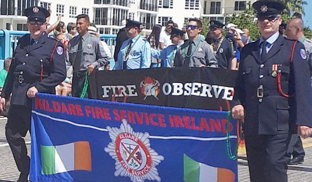 Kildare Fire Service represented at St Patrick's Day parade in Florida