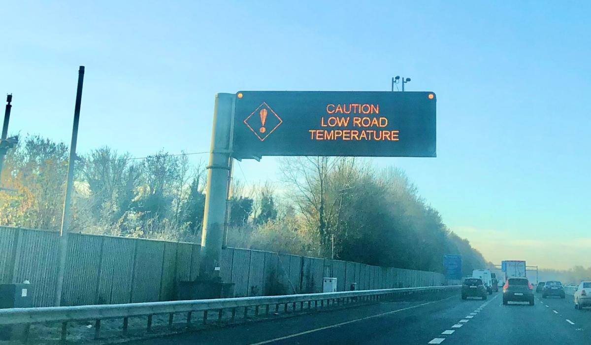 BEWARE! Low Temperature and Ice Warning for Kildare Kildare Now