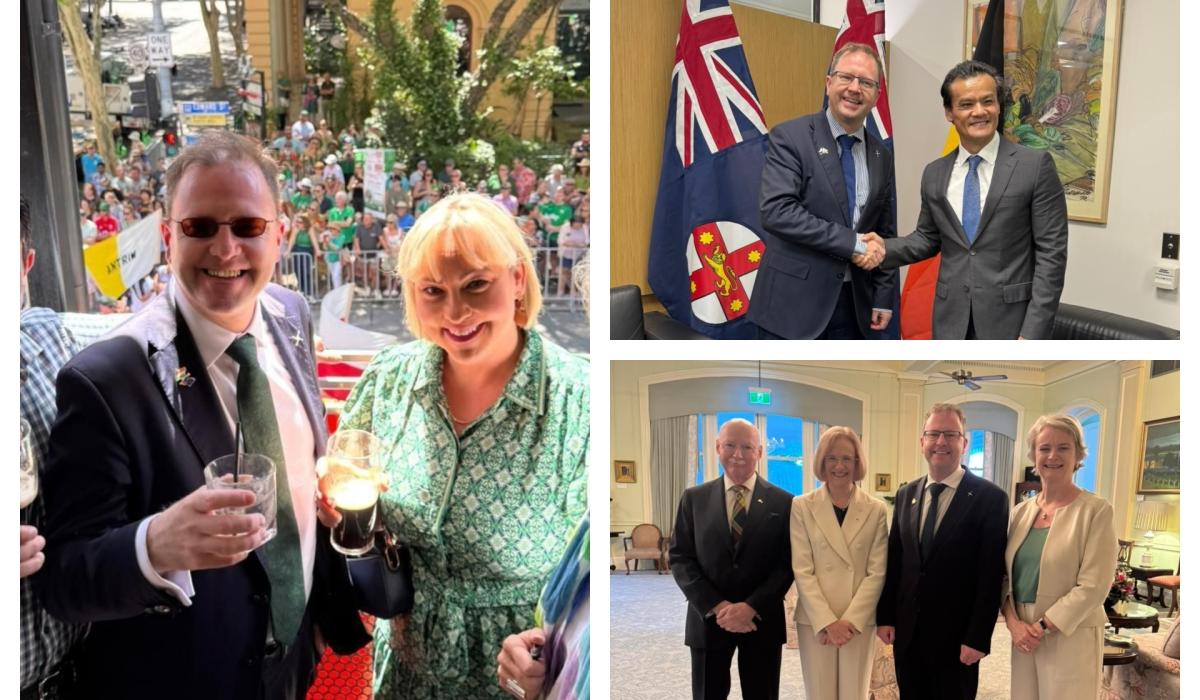 GALLERY: Kildare Minister celebrates St Patrick's Day 2026 in Australia