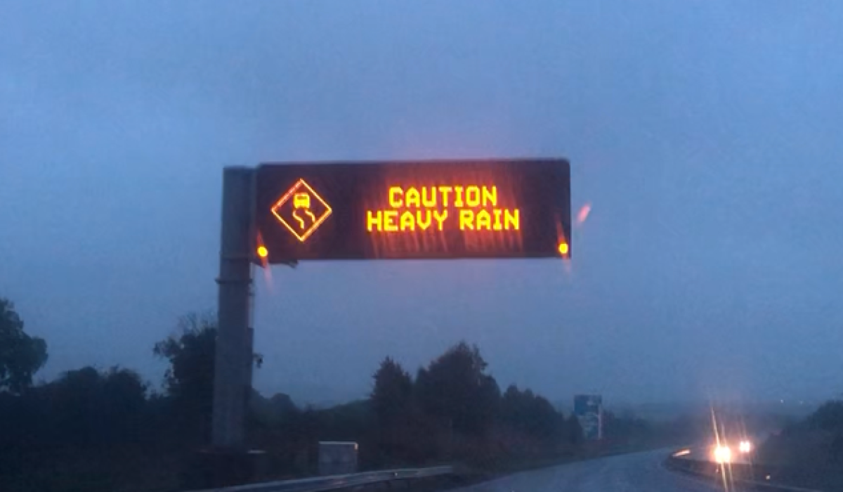 BREAKING Downpours and floods forecast for Kildare tonight as Weather