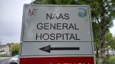 A dozen people were treated on trolleys at Kildare's main hospital today