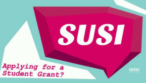 SUSI is open for Kildare Student Grant Applications for Academic Year 2021/22