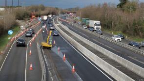 Motorists beware: N7/M7 westbound carriageway, J 9 (Naas North) on-slip temporarily closed from 11pm tonight