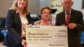  Proceeds from annual Tony Smith Walk presented to Maynooth Senior Citizens
