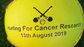 Annual 'Hurling for Cancer Research' event taking place in St Conleth’s Park Newbridge on August 13 